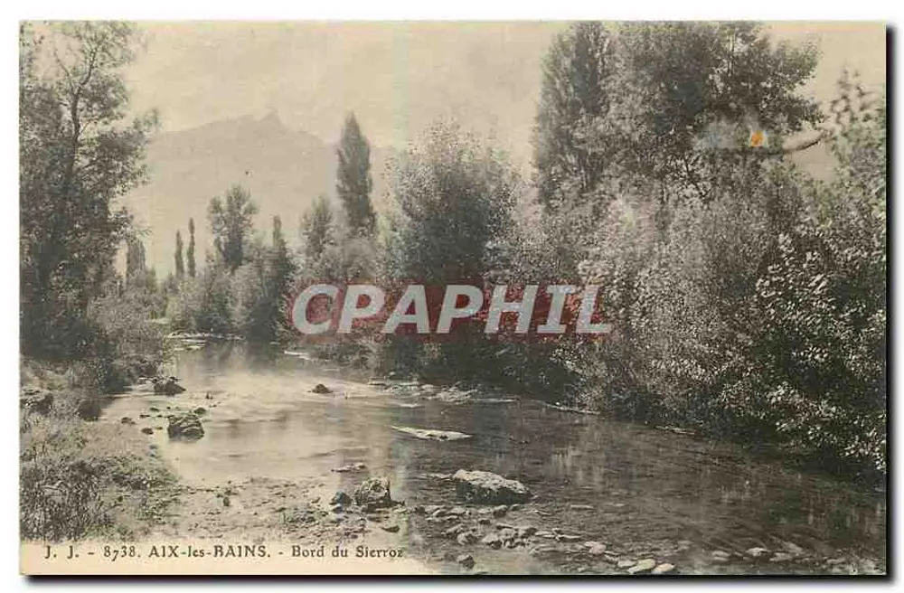 Aix-les-Bains — Bord du Sierroz — J. J. - 8738 - Voorkant