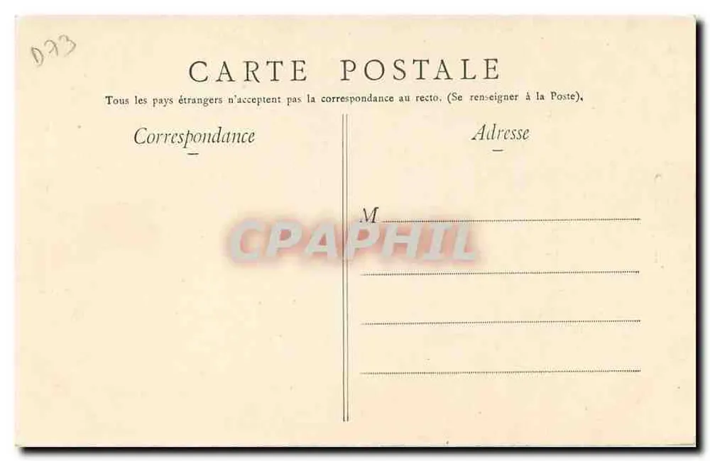 Chambéry — Gotische Pforte des Schlosses der Herzöge von Savoyen — Ausgabe der « Dames de France » - Rückseite