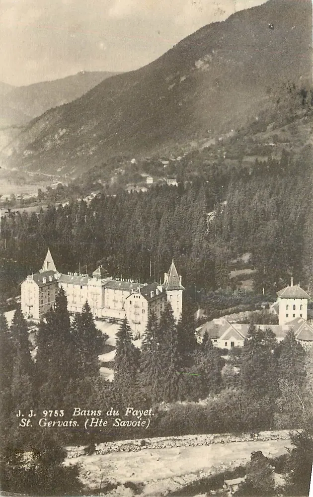 Bäder von Fayet — Saint-Gervais (Haute-Savoie) — J.J. 9755 - Vorderseite