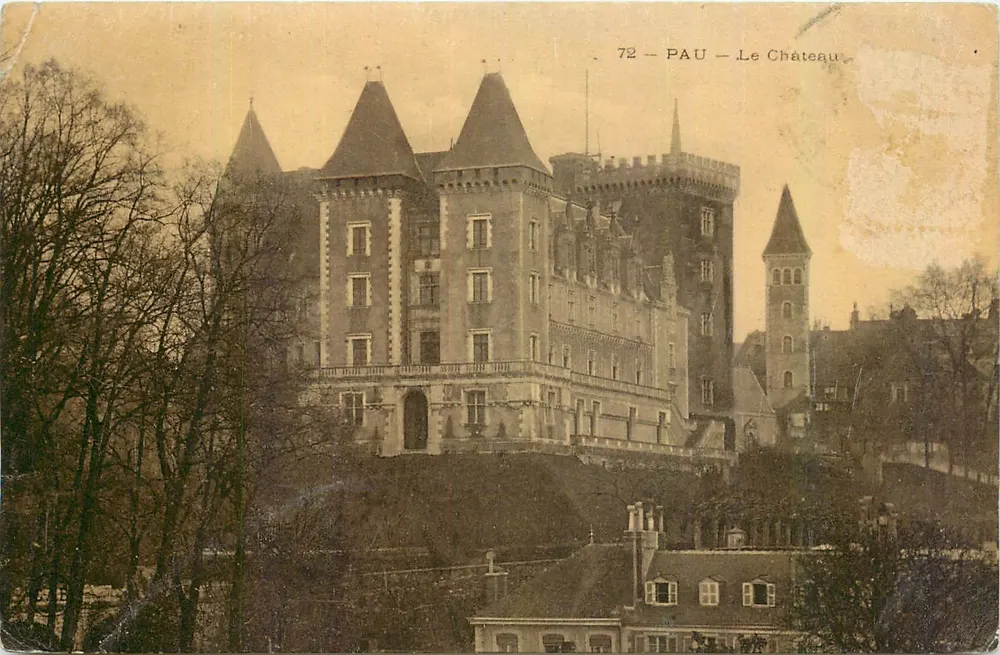 Pau — O Castelo — Editor não identificado, n° de série 72 - Frente