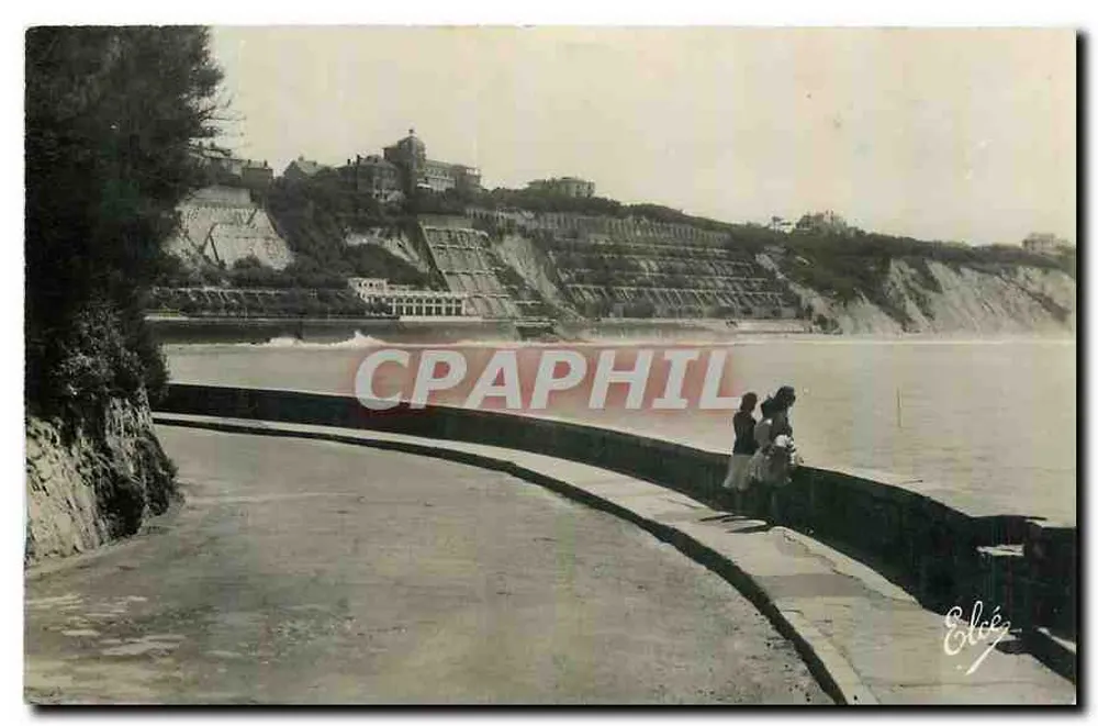 La Plage de Biarritz — Côte des Basques — L. Chatageneau, Bordeaux - Recto
