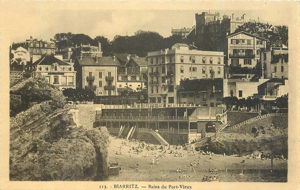 Biarritz — Banhos do Port-Vieux — Edição Barberousse - Frente