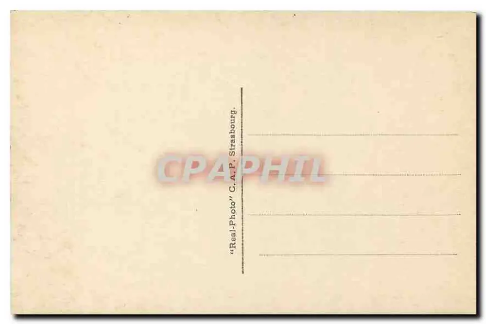 Pau — Le Château. Salle dite des États (Salle à manger) — C.A.P. Strasbourg, n°124 - Verso