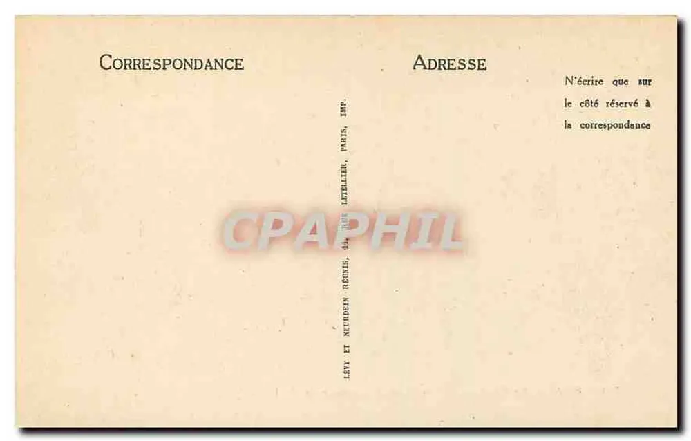 Pau — O Castelo — A Cour de Honra — ND — Editor Letellier, Paris, n° 108 - Verso