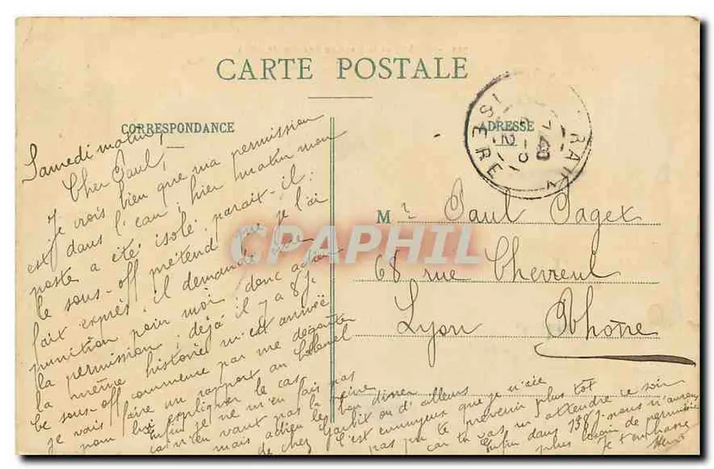 मायन्स और ग्रैनियर के दांत (1938 मीटर) — पोस्टकार्ड संख्या 729 - पीछे