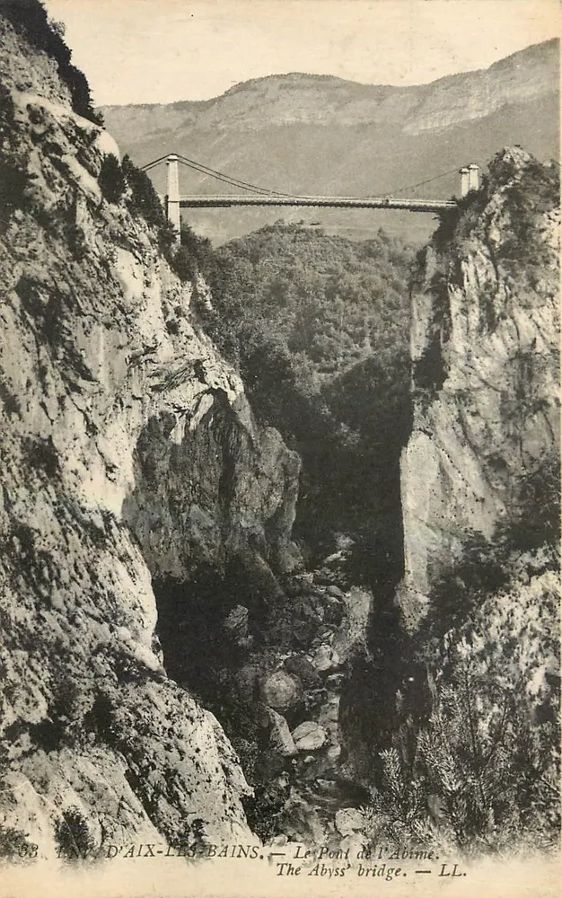 Aix-les-Bains — O Ponte da Abismo — LL - Frente