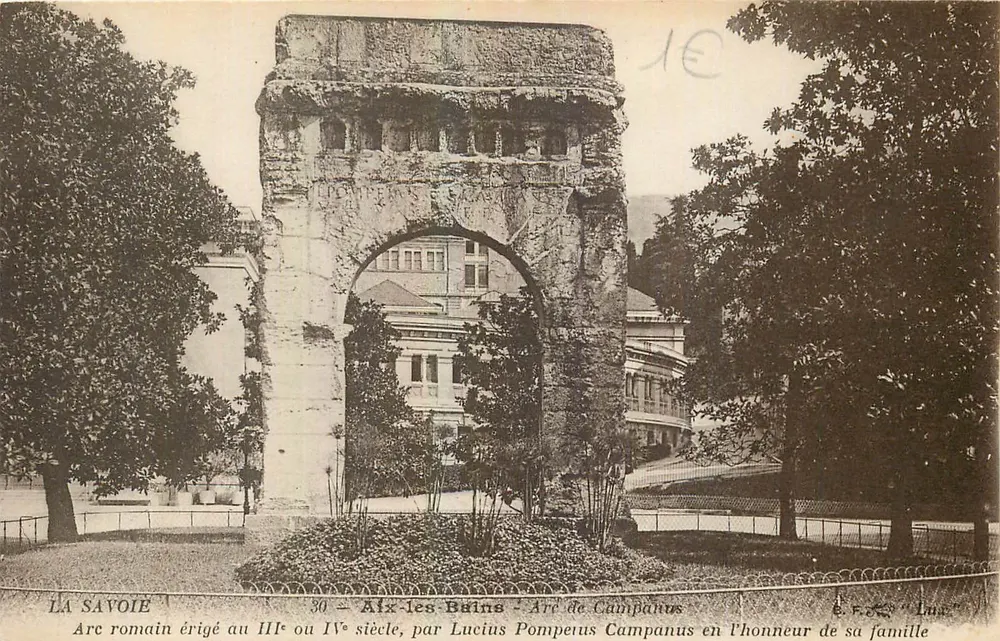 Arco romano ad Aix-les-Bains — editore E.F. Lavaux, n°30 - Recto