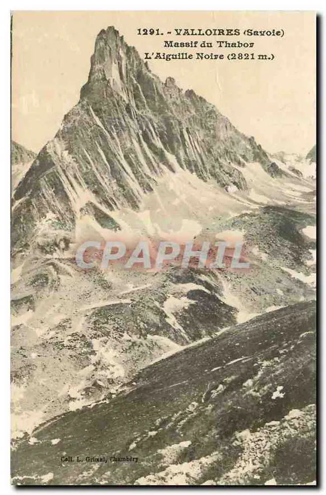 L'Alguille Noire — Massif du Thabor (2821 m.) — Coll. L. Grimal, Chambéry - Vorderseite
