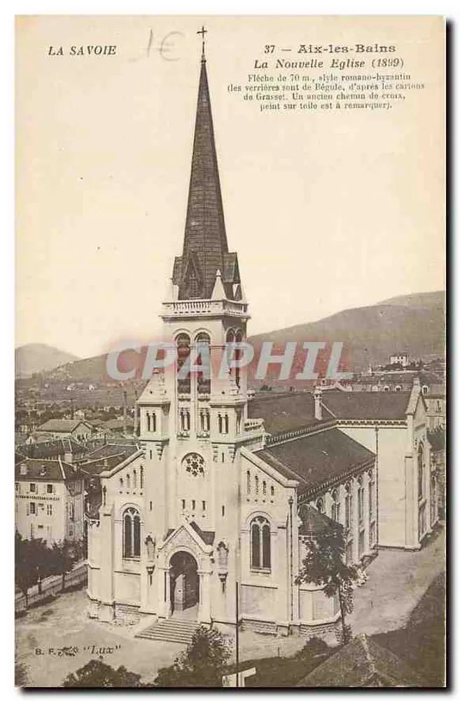 Aix-les-Bains — Die Neue Kirche (1899) — B. F. Lux - Vorderseite