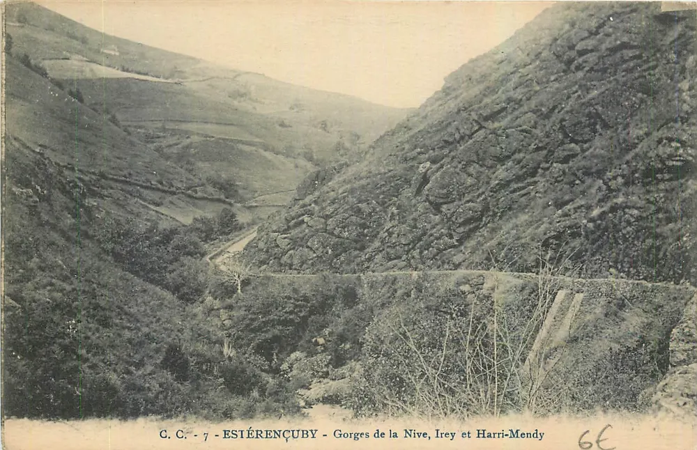 Estérençuby - Gorges de la Nive, Irey und Harri-Mendy — C.C. 7 - Vorderseite