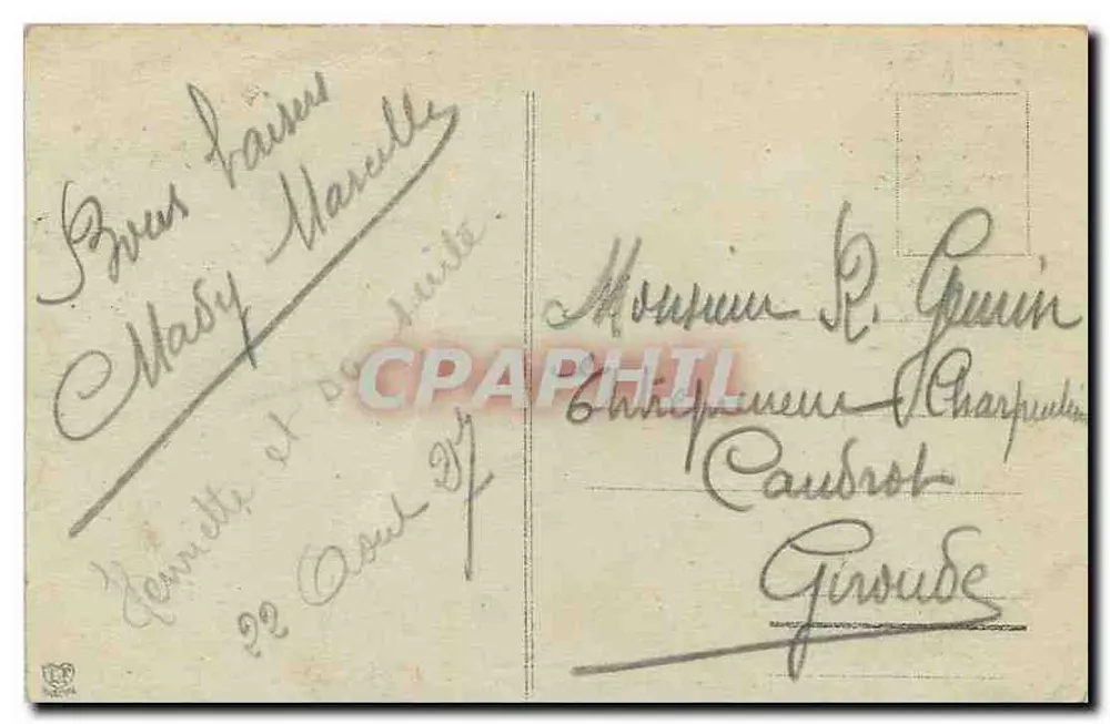 파우 — 피레네 대로와 철수도 — Lacombe Pyrénéenne, 번호 679 - 뒷면