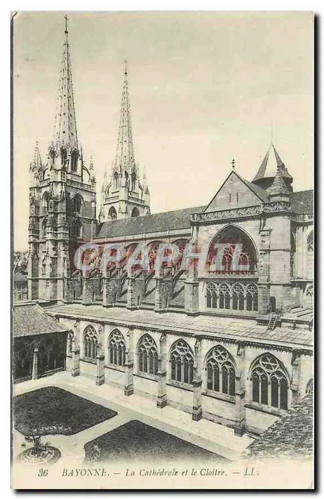 Bayonne — De Kathedraal en het Klooster — LL. n°36 - Voorkant