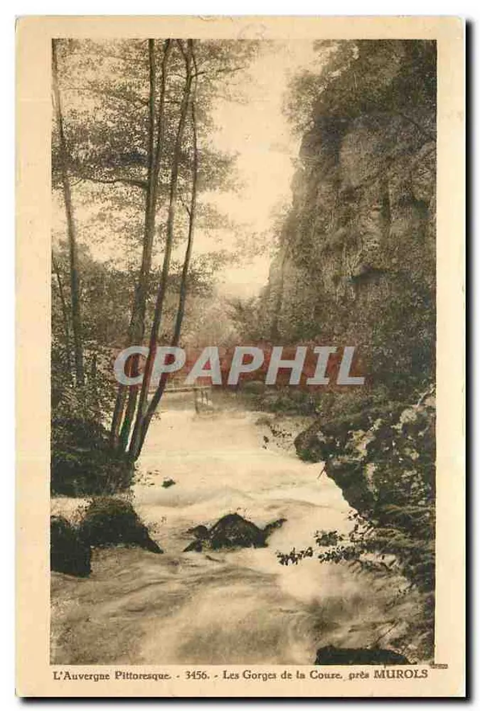 Die Gorges de la Coure, nahe MUROLS — Die pittoreske Auvergne — n° 3456 - Vorderseite