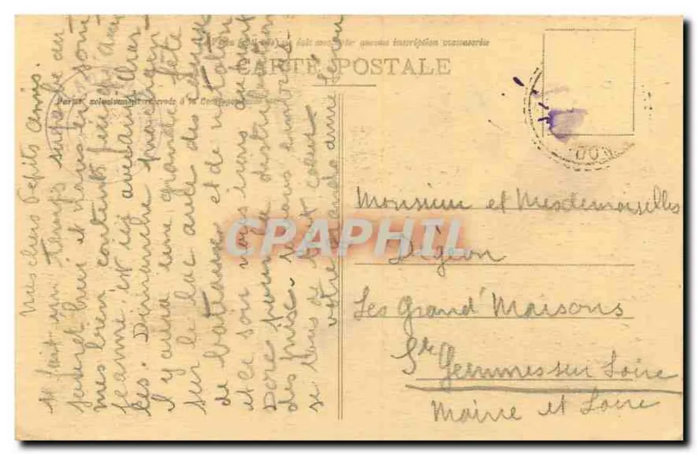 Lac Chambon — Mirage et Île d'Amour — editor no identificado, n° 23 - Reverso