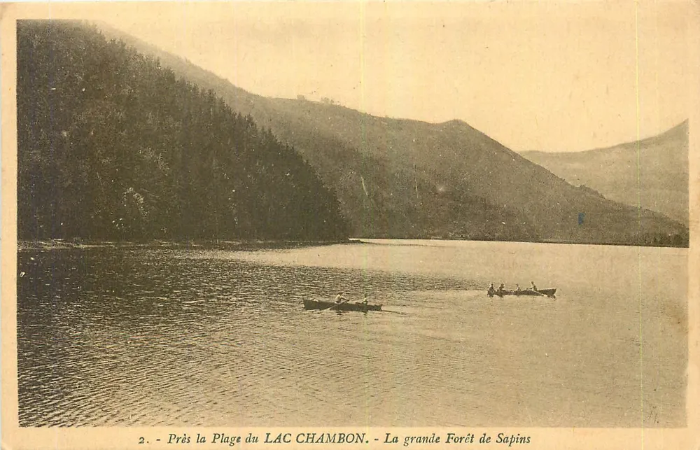 See Chambon — Nahe dem Strand — Die große Kiefernwald - Vorderseite