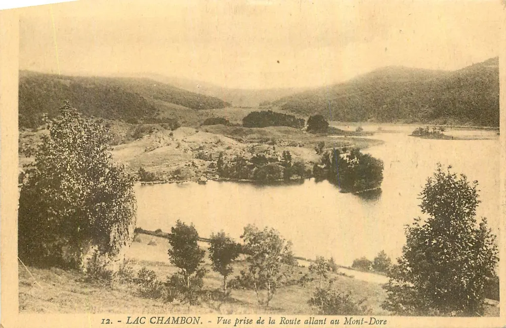 See Chambon — Aussicht vom Weg zum Mont-Dore — n°12 - Vorderseite