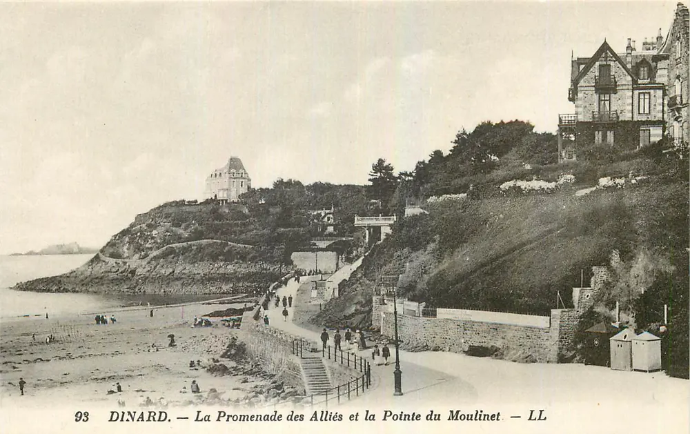 Dinard — Die Promenade der Alliierten und die Pointe du Moulinet — LL - Vorderseite