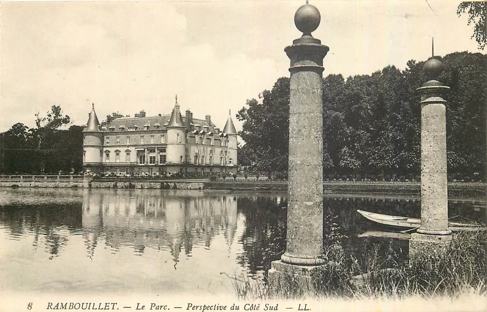 Rambouillet — Het Park — Uitzicht vanaf het Zuidelijke Kant — LL - Voorkant