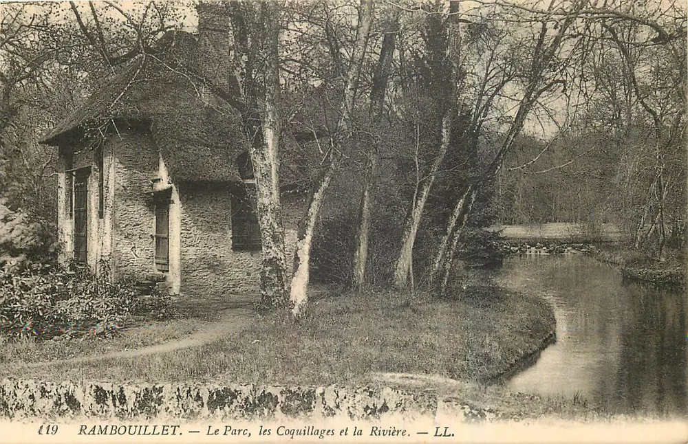 Rambouillet — Der Park, die Schale und der Fluss — LL. - Vorderseite