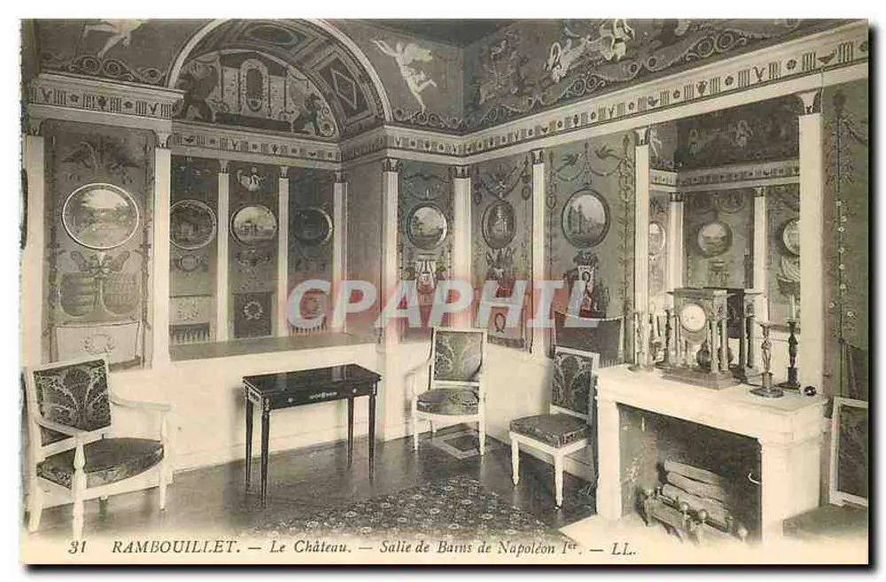 Rambouillet — Das Schloss — Badezimmer Napoleons I. — LL. — Nr. 31 - Vorderseite