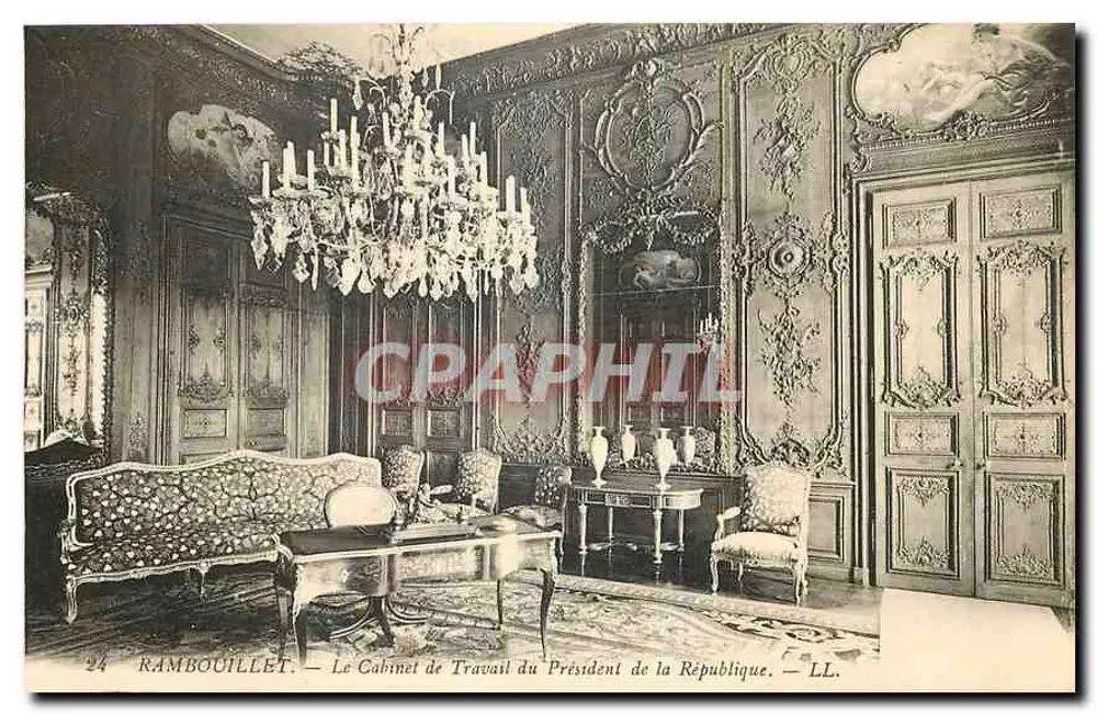 Rambouillet — Das Arbeitszimmer des Präsidenten der Republik — LL. n°24 - Vorderseite