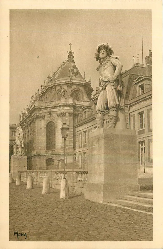 Die Kapelle und der Hof der Minister — Versailles — Editions d'Art MONA - Vorderseite