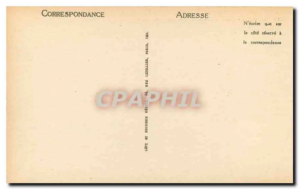 Rambouillet — De Hert en het Kasteel — LL - Achterkant