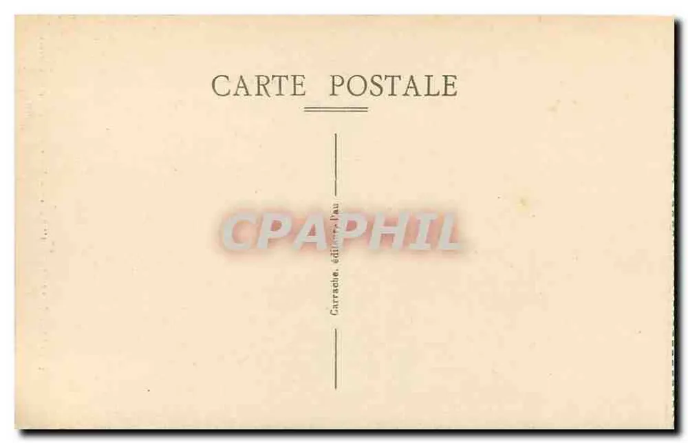 Bétharram-Lestelle — 4. Station — Jesus im Garten der Oliven — Carrashe, Verlag Pau - Rückseite