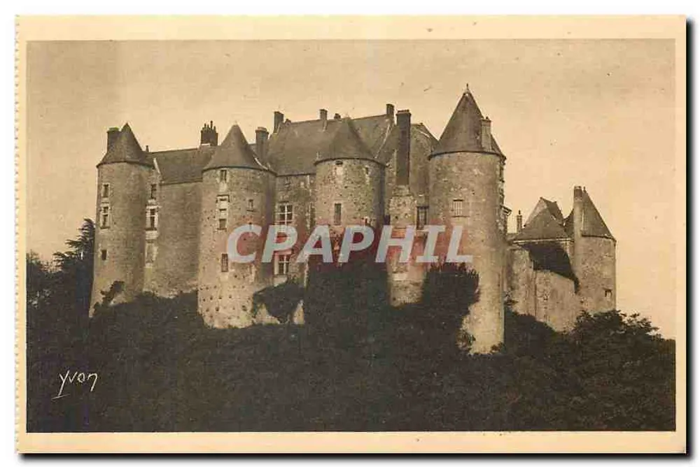Schloss Luynes — La Douce France. Schlosser der Loire — Art Edition YVON, Paris - Vorderseite