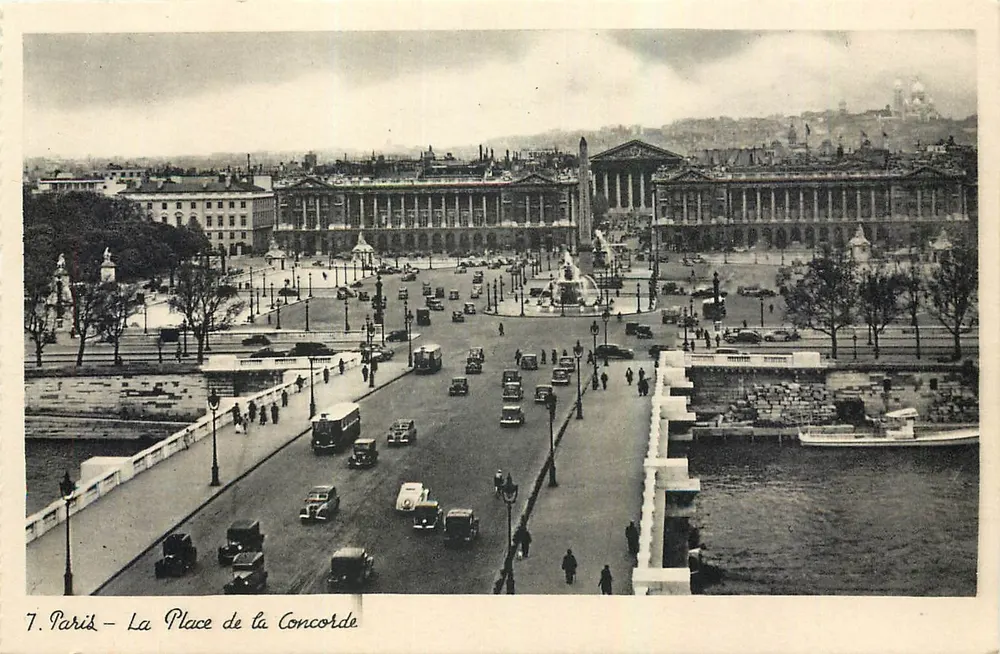 Paris — A Praça da Concórdia - Frente