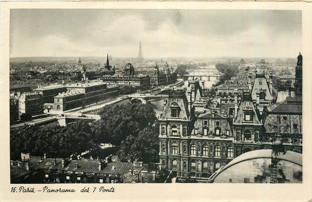 Paris — Panorama dos 7 Pontos — Art e Technique, Paris - Frente