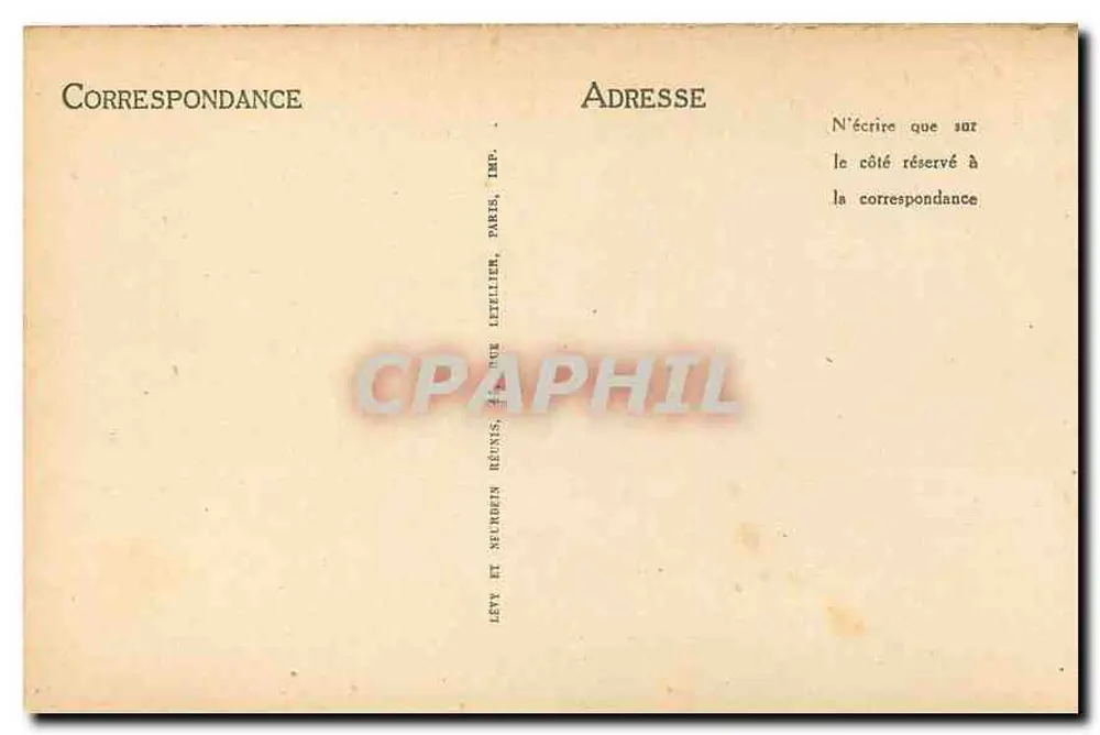 Lille — L'église Saint-Maurice — Imp. Lévy et Neurbin Réunis, Paris - Verso