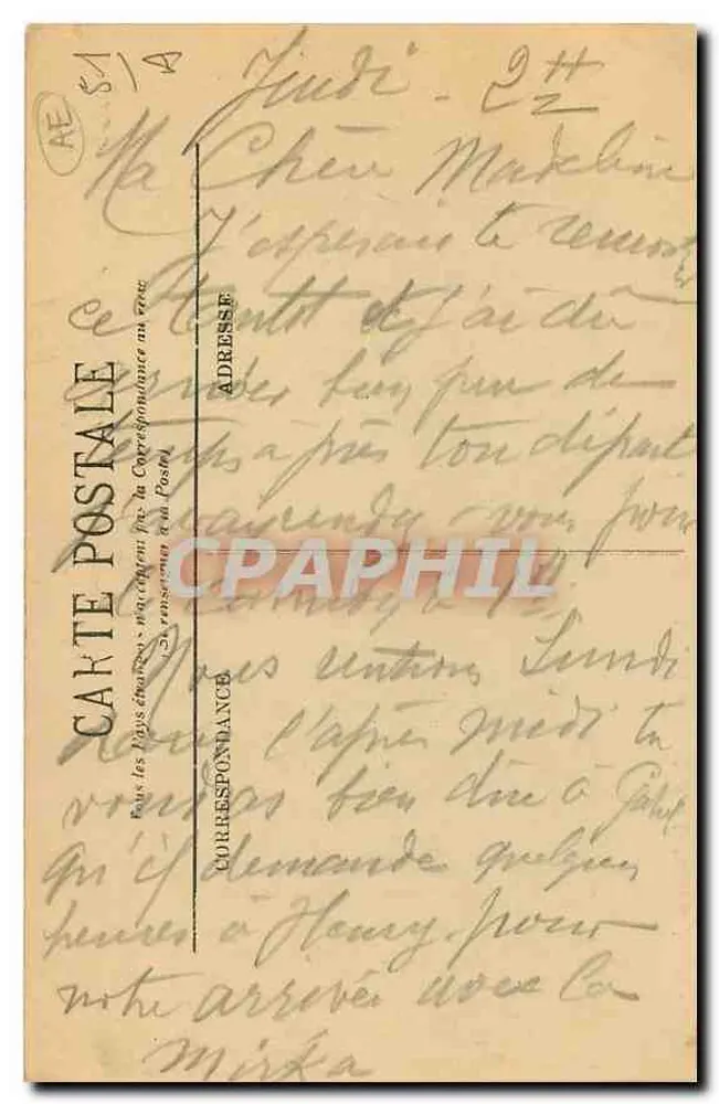Reims — Pałac Sądowy — LL. n°45 - Rewers
