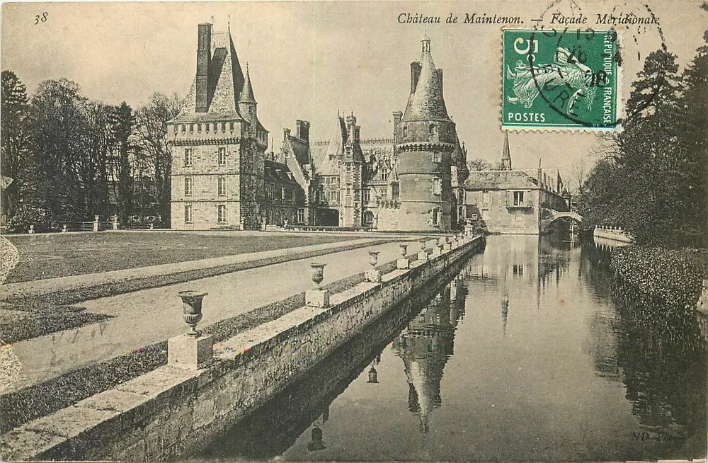 Castelo de Maintenon — Fachada Meridional — ND. 38 - Frente