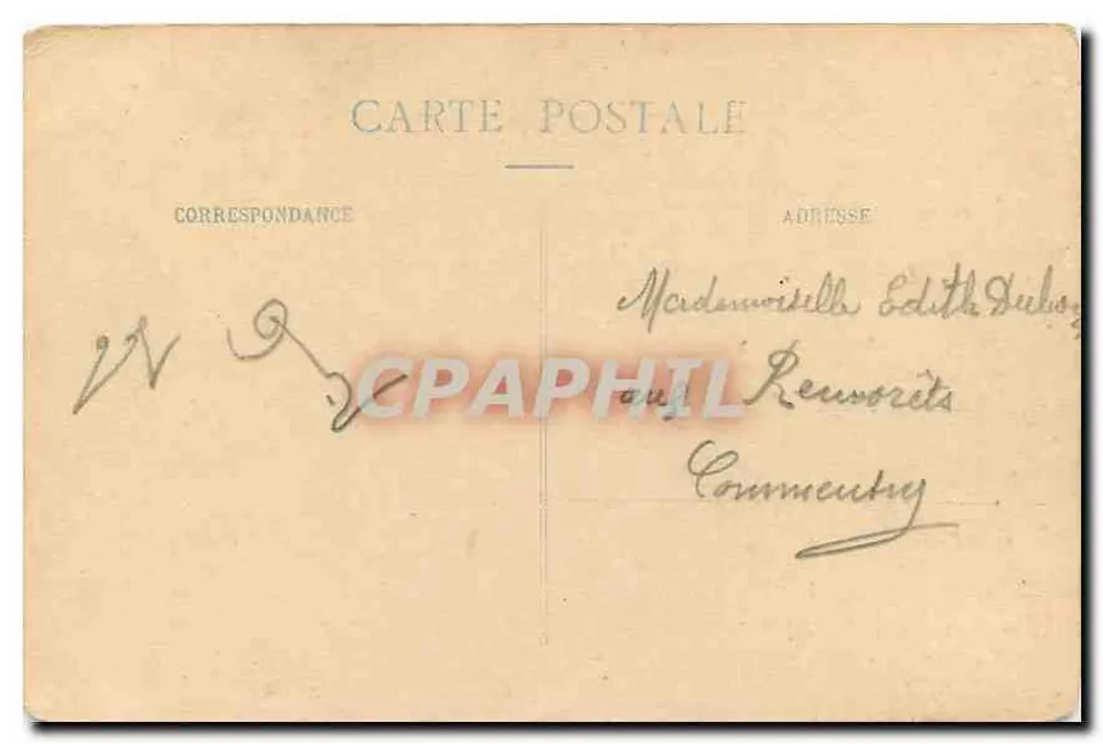 Vichy - Bassin des Cygnes dans le Nouveau Parc — Éditeur B. Perraud, 108, Place des Quatres-Chemins, Vichy - Rückseite