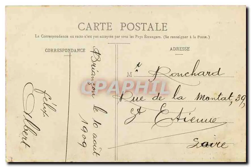 Les Casernes - Briançon et Sainte-Catherine — Éditeur : Lipp, Briançon - Verso