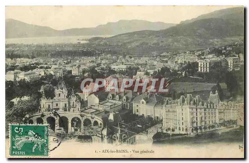 AIX-les-BAINS - Vista geral — editor Méreuil, n° 1 - Frente