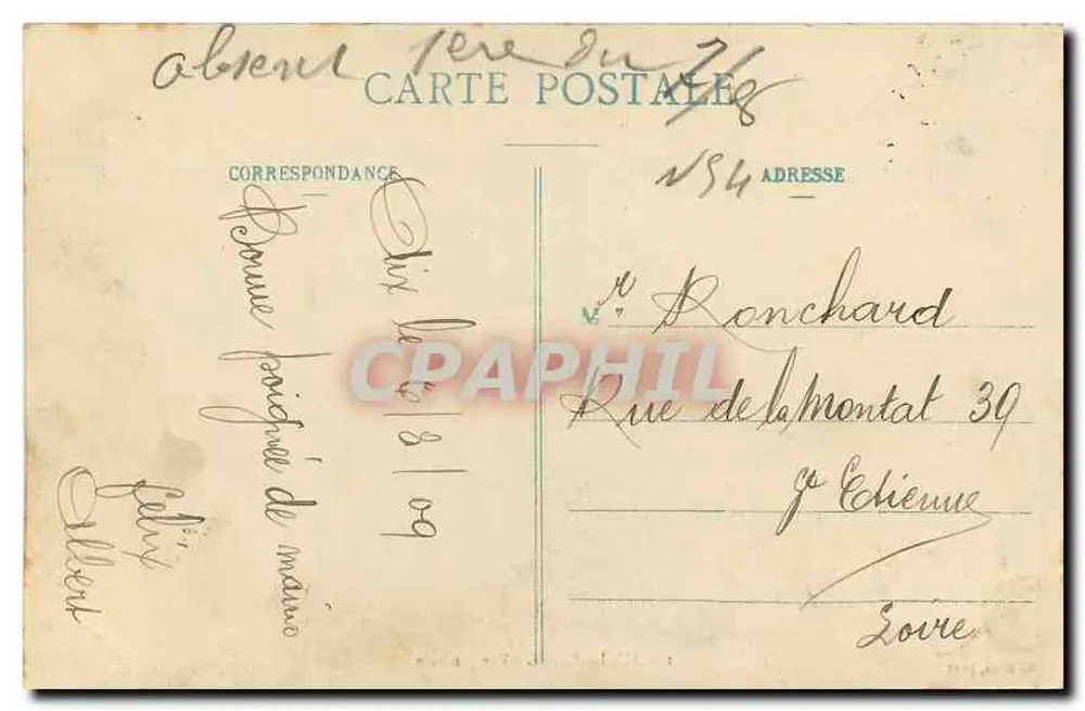 AIX-les-BAINS - Vista geral — editor Méreuil, n° 1 - Verso