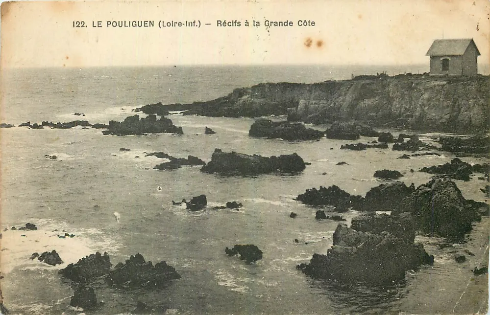 Le Pouliguen (Loire-Inf.) — Riffen an der Grande Côte — Verlag: C. P. (Nr. 122) - Vorderseite
