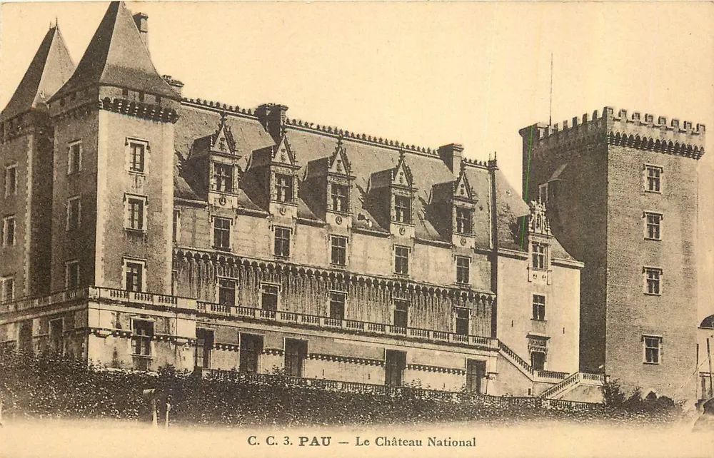 Pau — Het Nationale Kasteel — Carnache, uitgever, Pau - Voorkant