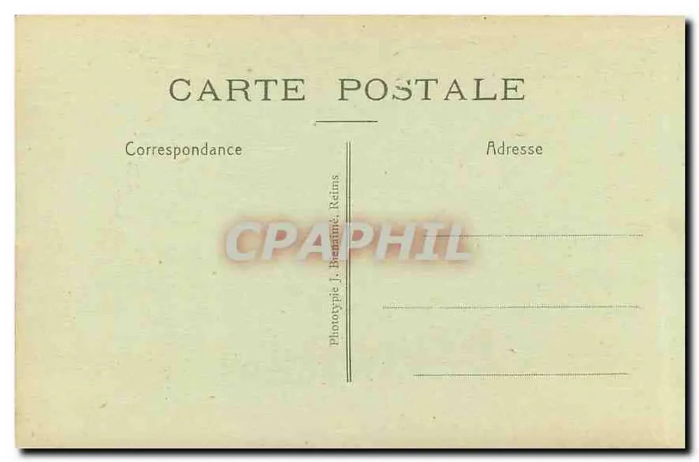 Basilika von N.-D. de Liesse — Ex-voto des 'Soleil Royal' — Phototype J. Benaim, Reims - Rückseite