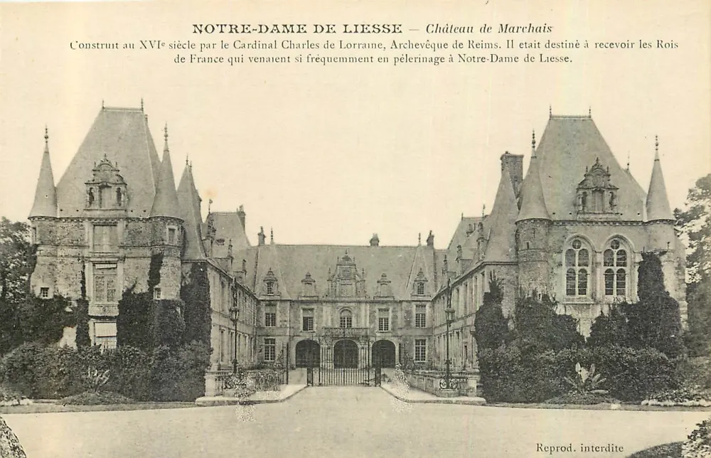 Notre-Dame de Liesse — Schloss Marchais — Phototypie J. Brennime, Reims - Vorderseite