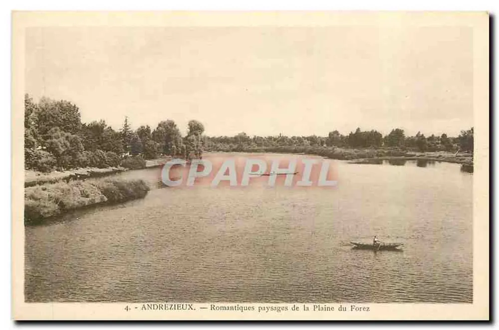 Andrezieux — Romantische Landschaften der Plaine du Forez — Verlag "La Cigogne", pt. de Vichy - Vorderseite
