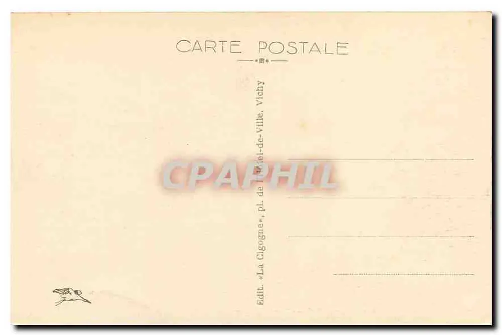 Andrezieux — Romantische Landschaften der Plaine du Forez — Verlag "La Cigogne", pt. de Vichy - Rückseite