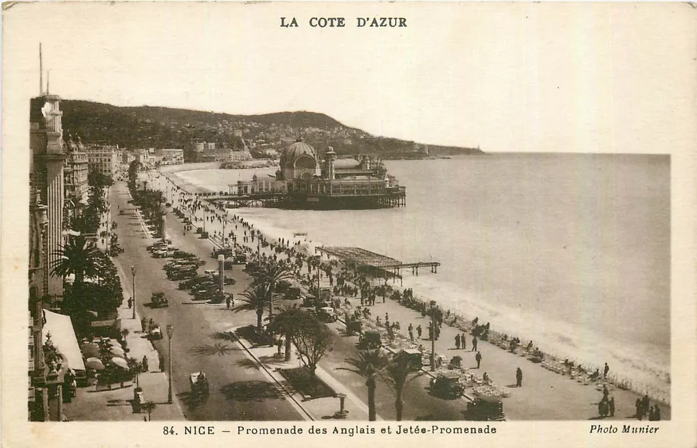 Nice — Promenade des Anglais und Jetée-Promenade — Photo Munier - Vorderseite