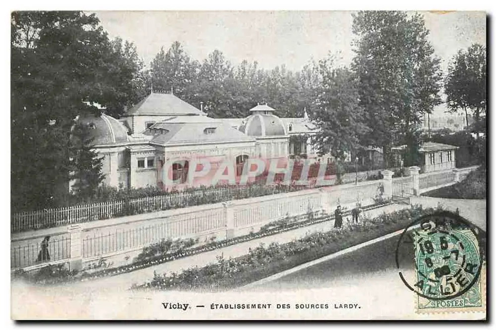 Vichy — Instelling van de Bronnen Lardy — Uitgever: C.P.A. (n° 03) - Voorkant