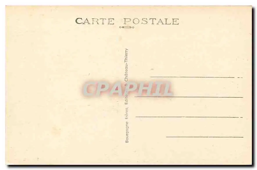 Château-Thierry (Aisne) — Der amerikanische Denkmal auf der Höhe 204 — Verlag J. B. - Rückseite