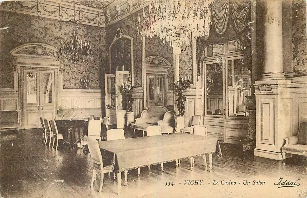 Vichy - O Casino - Um Salão — Ideal, n° 334 - Frente