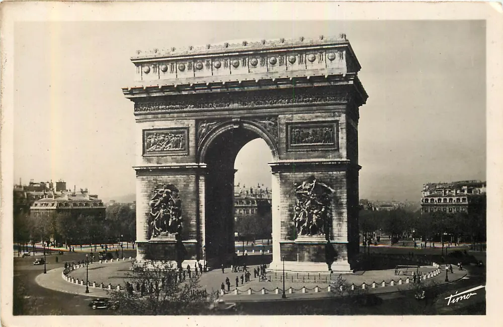Arc de Triomphe — Paryż — Wydanie specjalne Wieży Eiffla - Awers