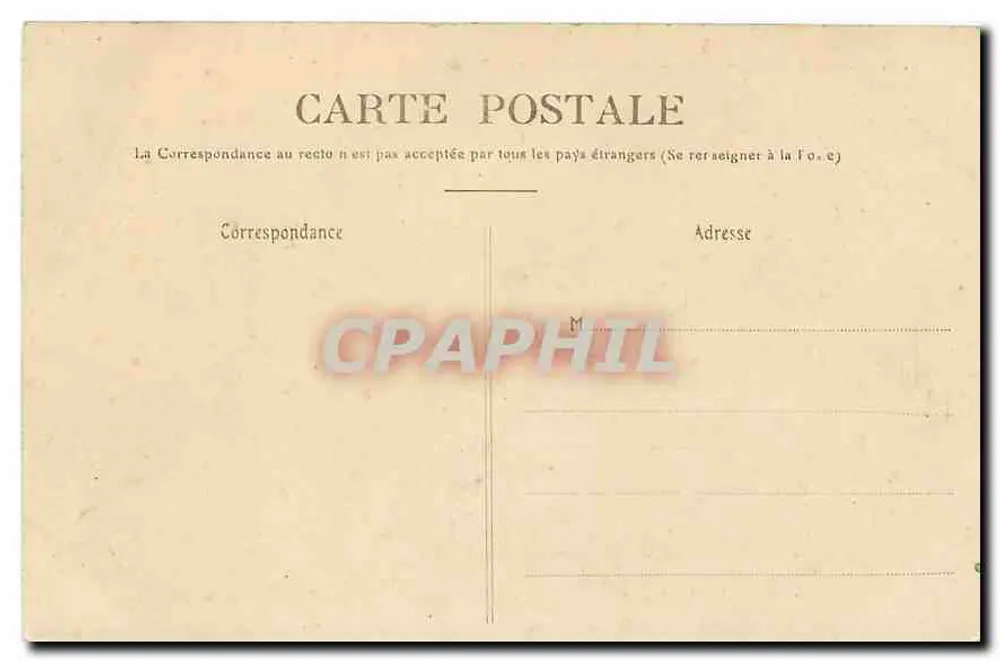 Buttes-Chaumont — Belvédère, Lac et Rochet — E.V. 463 - Verso